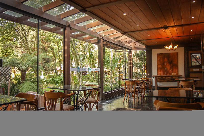 巴伐利亚运动酒店 格拉玛多 外观 照片 The restaurant at the hotel